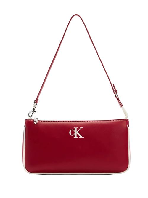 Borsa con logo a contrasto